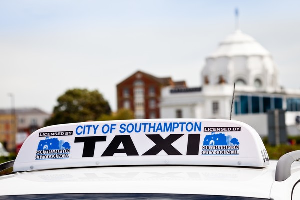 Look Out For The White Taxis At The Red Funnel Terminal In Southampton ...